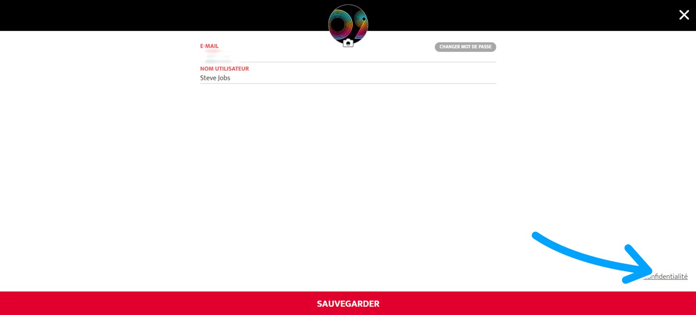 lien confidentialite