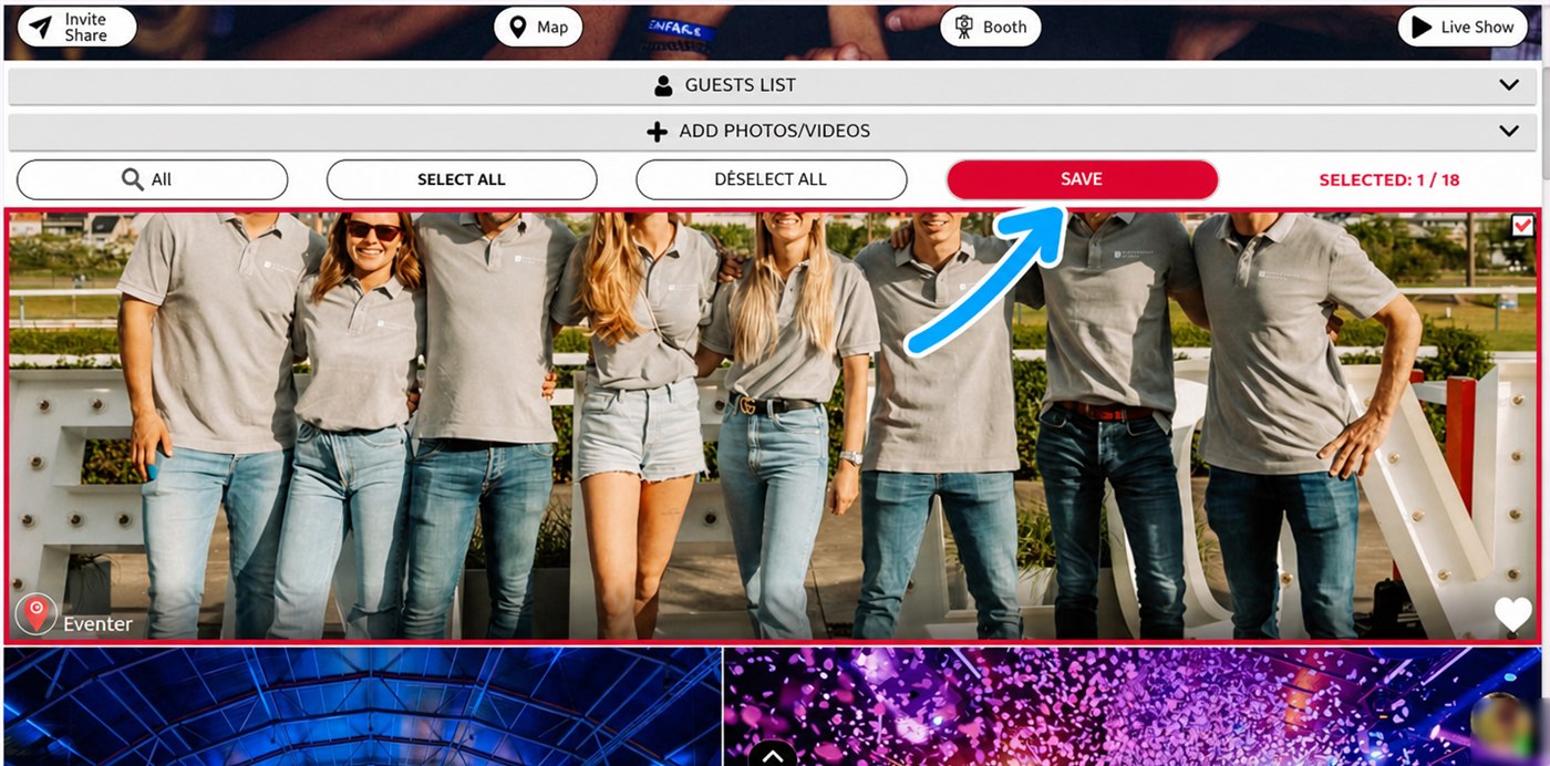 save button