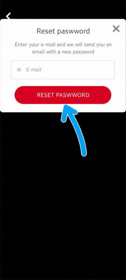 reset password